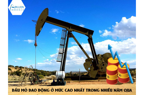 Dầu mỏ dao động ở mức cao nhất trong nhiều năm qua